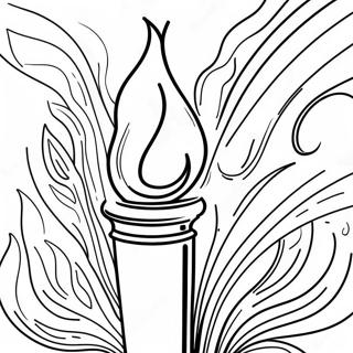 Pagini De Colorat Torta Olimpica Si Flacarile 115408 51006