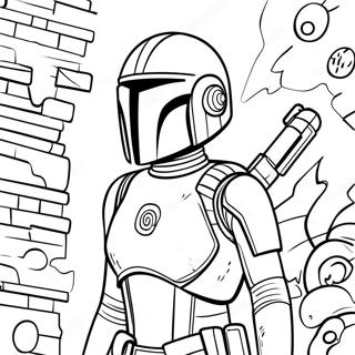 Pagini De Colorat Sabine Wren Cu Graffiti 115692 51233