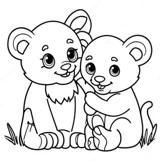 Pagini De Colorat Cu Pui Adorabili 115794-51308