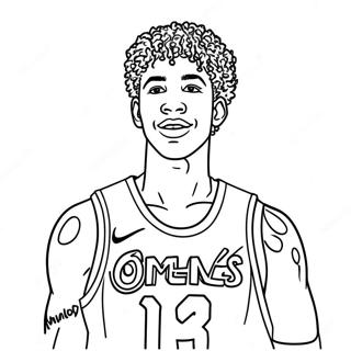 Lamelo Ball Desene De Colorat