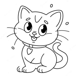 Pagini De Colorat Cu Pisica Super Jucausa 116569 52076