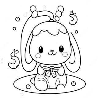 Pagina De Colorat Cinnamoroll De Craciun 116823-52262