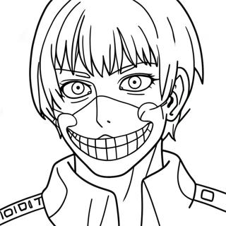 Tokyo Ghoul Desene De Colorat