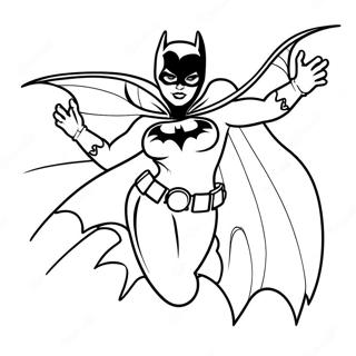 Batgirl Desene De Colorat