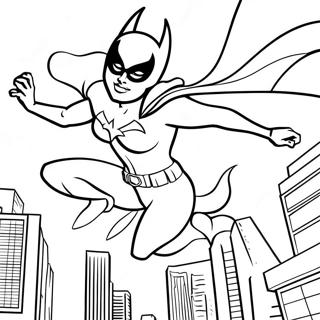 Batgirl In Actiune Pagina De Colorat 117134-52497