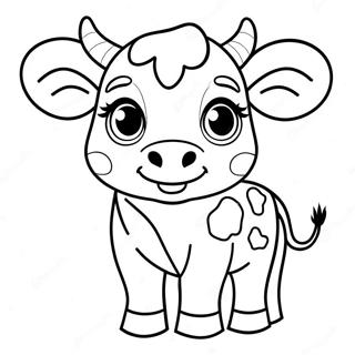 Vitel Cu Ochi Mari Pagina De Colorat 11715 1021