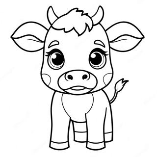 Vitel Cu Ochi Mari Pagina De Colorat 11715 1023