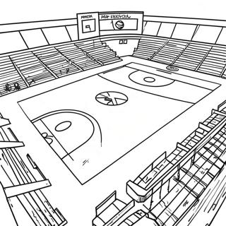 Pagini De Colorat Cu Terenul De Baschet Phoenix Suns 117496 52791