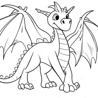 Prințul Dragon Desene De Colorat