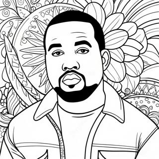 Kanye West Desene De Colorat