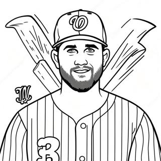 Bryce Harper Desene De Colorat