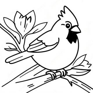 Pagina De Colorat Cu Cardinali 118370-53451