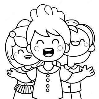 Pagini De Colorat Pentru Copii Cantand Laude 118732-53856