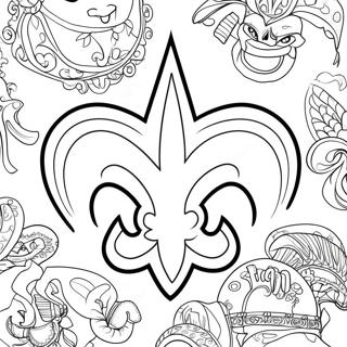 Pagini De Colorat Cu New Orleans Saints 119011-54063