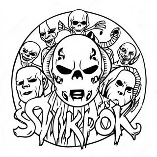 Slipknot Desene De Colorat