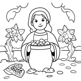 Desen De Colorat Mana Din Cer 119271-54280