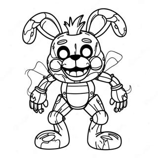 Pagini De Colorat Cu Springtrap Infricosator Fnaf 119835-54709