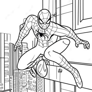 Pagina De Colorat Cu Spider Man Din Vecinatate Prietenos 119941 54798