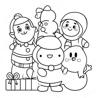 Pisici Dragute Intre Noi Pe O Pagina De Colorat 120504 55234