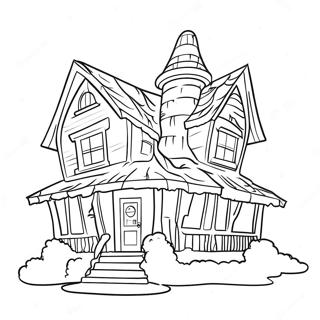 Pagini De Colorat Cu Casa Monstru 120578-55286