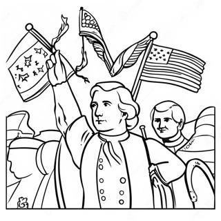 Pagina De Colorat Istorica De Ziua Constitutiei 120785-55456