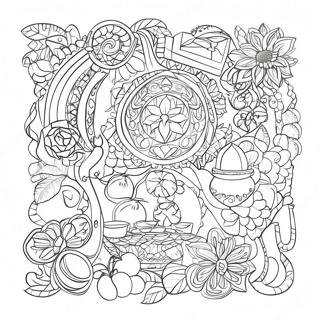 Simboluri Ale Patrimoniului Palestinian Pagina De Colorat 120992-55621