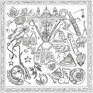 Simboluri Ale Patrimoniului Palestinian Pagina De Colorat 120992-55623