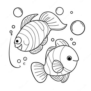 Pagini De Colorat Cu Pesti Jucausi Si Bule 121220-55985