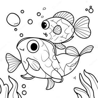 Pagini De Colorat Cu Pesti Jucausi Si Bule 121220-55988