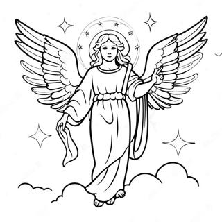 Pagini De Colorat Cu Revelatie Angelica 121555 56218