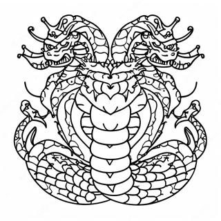 Pagini De Colorat Cu Hydra Feroce 121582-56246