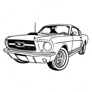 Ford Mustang Desene De Colorat