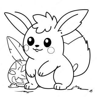 Flareon Pagini de colorat