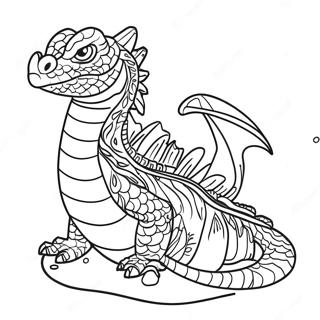 Pagini De Colorat Cu Dragon De Apa 121885-56474