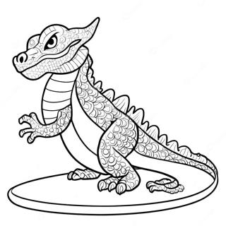 Pagini De Colorat Cu Dragon De Apa 121885-56475
