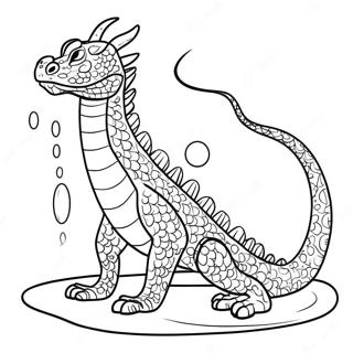 Pagini De Colorat Cu Dragon De Apa 121885-56476