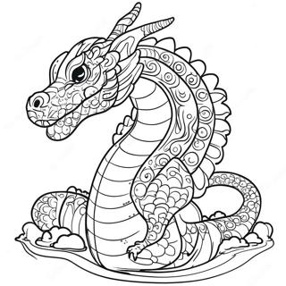 Pagini De Colorat Cu Dragon De Apa Majestuos 121886-56477