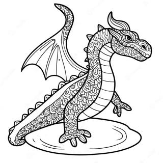 Dragon De Apă Pagini de colorat