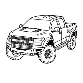 Ford Raptor Desene De Colorat