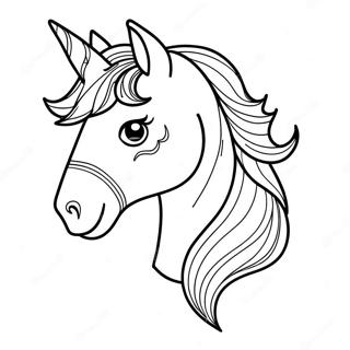 Pagini De Colorat Cu Cap De Cal Elegant 122120-56668