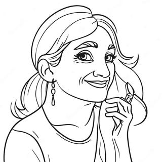 Pagina De Colorat Cu Cea Mai Buna Matusa 122322 56872