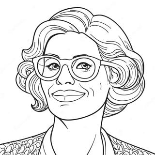 Pagina De Colorat Cu Cea Mai Smechera Matusa 122325 56882