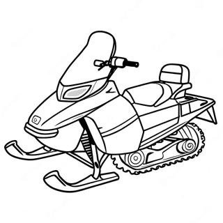 Pagini De Colorat Cu Snowmobile 122423-56950