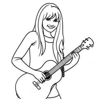 Hannah Montana Pagini de colorat