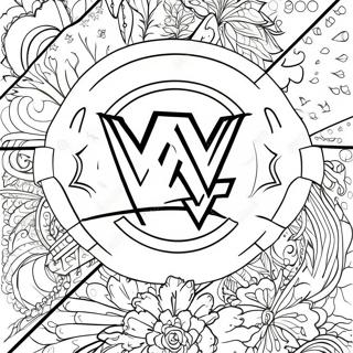 Pagini De Colorat Cu Logo Ul Wwe 122580 57080