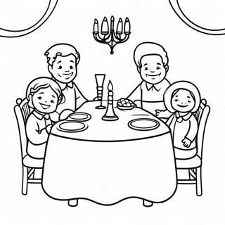 Pagini De Colorat Cu Masa Festiva De Shabbos 122916-57337
