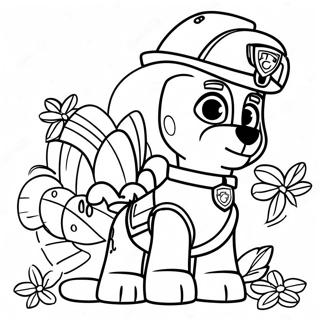 Paw Patrol Ziua Recunoștinței Desene De Colorat