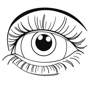 Ochi Si Gura In Stil Desenat Desen De Colorat 123484-57786