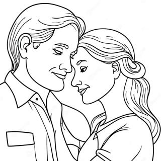 Pagini De Colorat Cu Momente Delicate De Dragoste 123692 57948