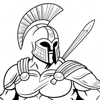 Pagini De Colorat Cu Spartanul Fara Frica 123765-57996
